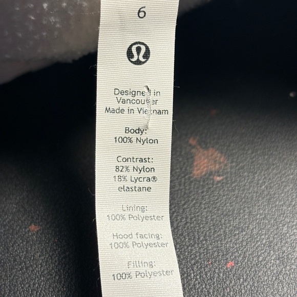 Lululemon Another Mime Women's White Quilted Jacket - Picture 9 of 9